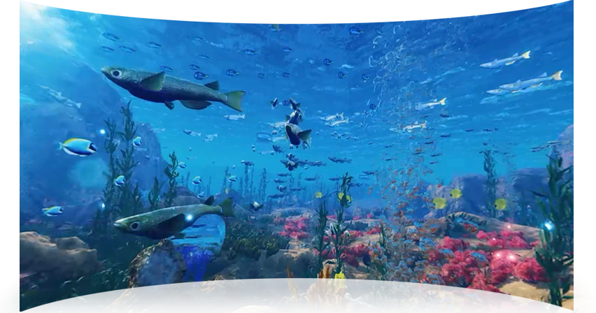 Healing Trip VR screen