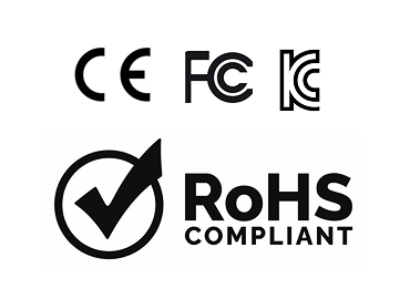 KC · FCC · CE · RoHS 인증